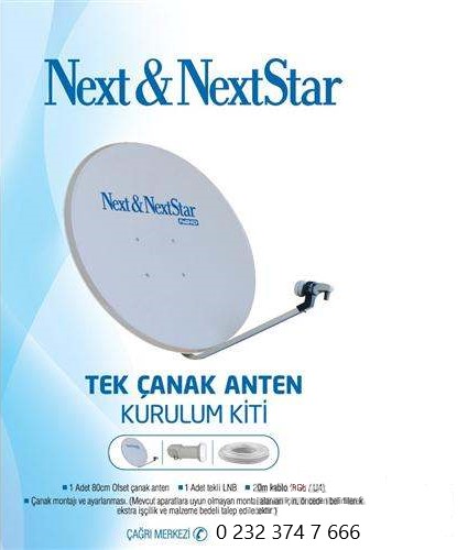 ÇEŞME_Next_Nextstar_Çanak_Anten_Kurulum_Kiti
